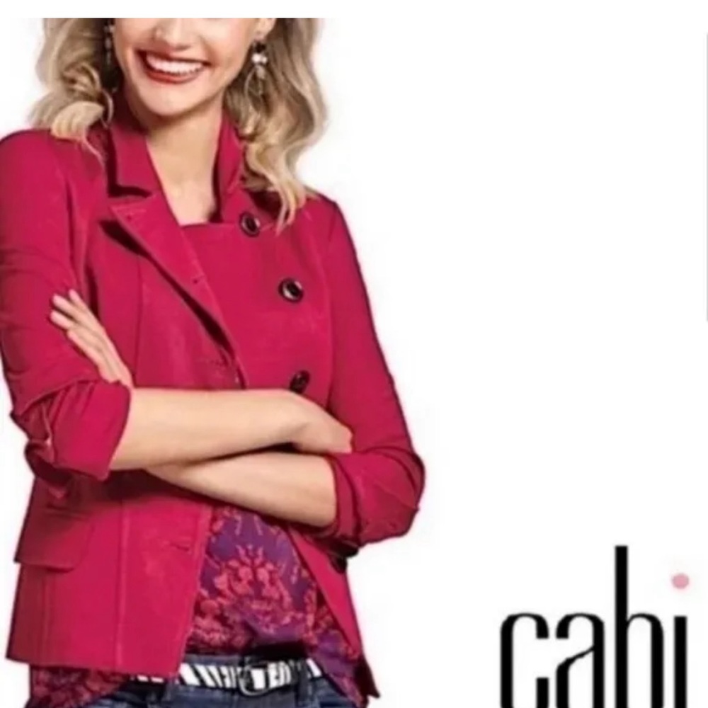 CAbi Outing Blazer/ Jacket #3175 AND Cabi Red Ava Trouser/ Pants #3201